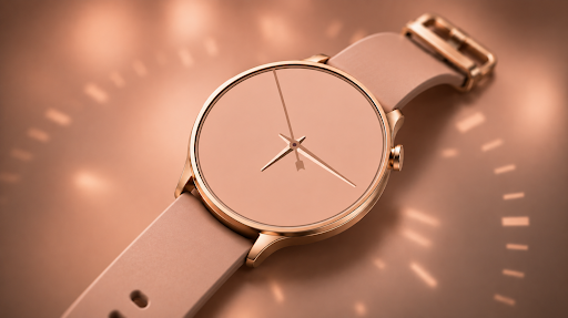 Minimal Rose Analog Watch Face screenshot 3