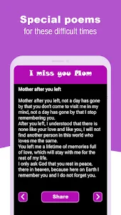 I miss you mom - Mourning