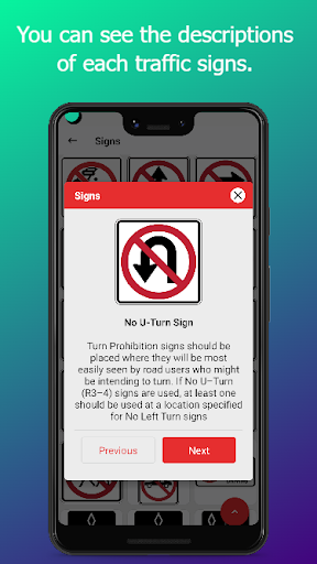Road signs and traffic signals Screen 3