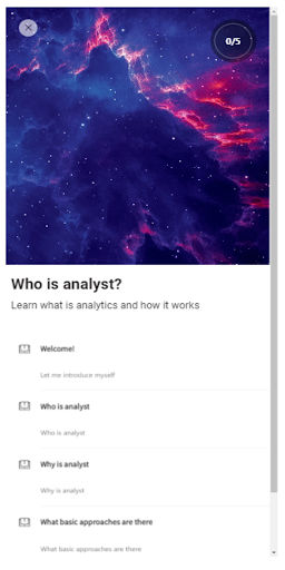 Android application Dimalytics screenshort