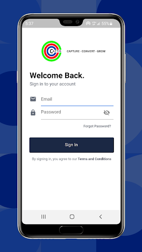 Android application Captis CRM screenshort