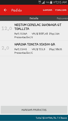 Gestion Movil Screen 2