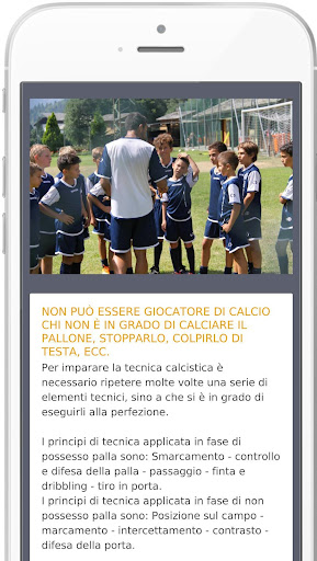 Individual Soccer School Screen 3