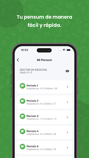 Android application UNPHU screenshort