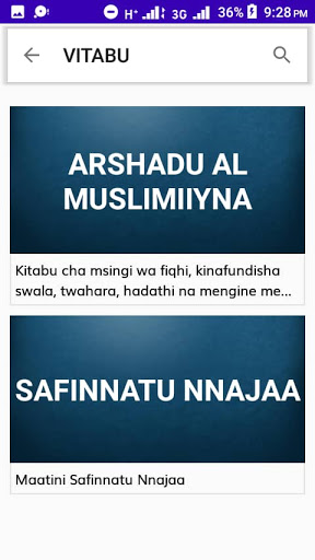 Madrasa App Screen 2