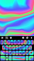 screenshot of Rainbow Holograph Theme