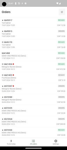 Android application Hoga Check screenshort