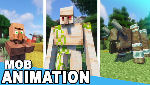 Addons Mobs Animations to MCPE Unknown