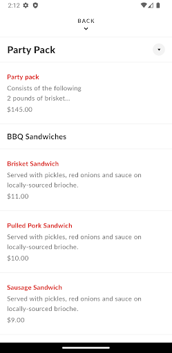 One90 Smoked Meats Screen 3
