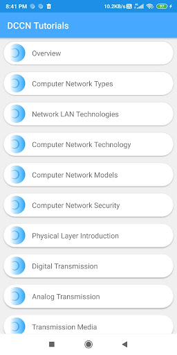 Android application DCCN - Data Communication & Co screenshort
