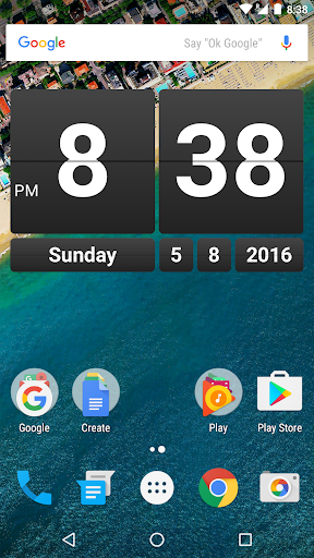 Retro Clock Widget Screen 2