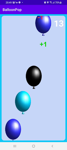 Balloon Pop Screen 2