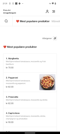 Pizza Art Amagerbrogade Screen 3