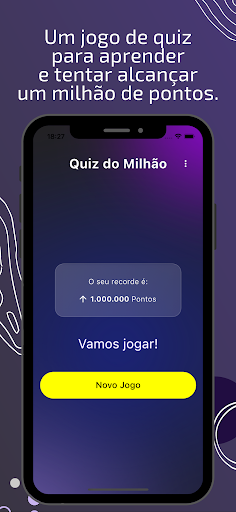 Visualização do aplicativo