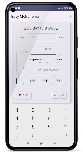 Easy Metronome 20-250 BPM Screen 3