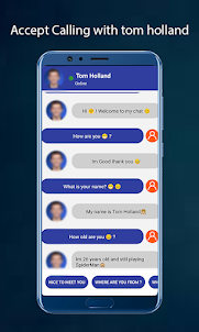 Tom Holland Video Call Chat