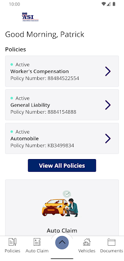 AmeriSent Insurance Mobile Screen 2