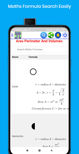 Math Dictionary Formula Solver Screen 3