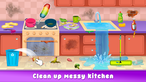 Messy House Cleaning Game