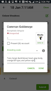 eBird by Cornell Lab Screenshot