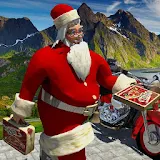 Christmas Santa New Year Hot Pizza Delivery 2018 icon