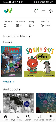 Android application Sno-Isle Libraries screenshort