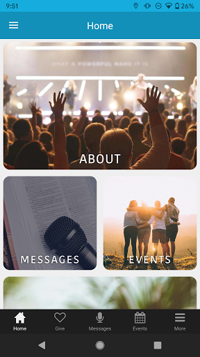 Oceanside Community Church App Screen 2