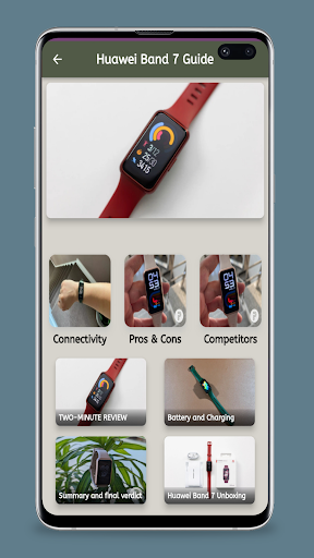 Huawei Band 7 Fitness Guide Screen 2