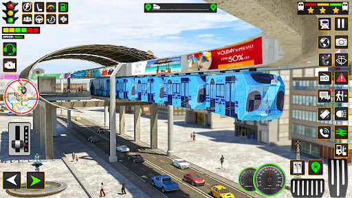 Modern Train Driver Train Game Screen 3