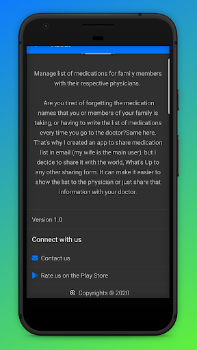 Medi-List Medication List Screen 3