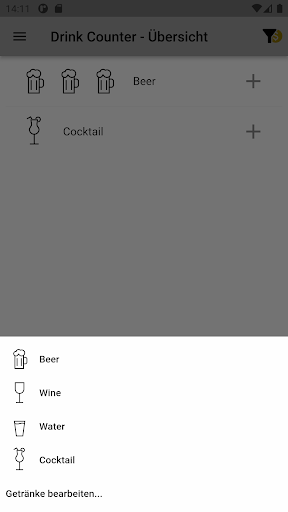 Drink Counter Screen 2