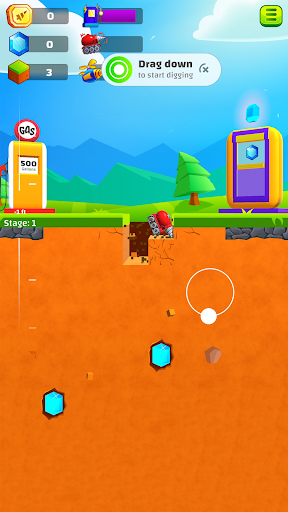 Ground Digger: Lava Hole Drill - Simulation - games