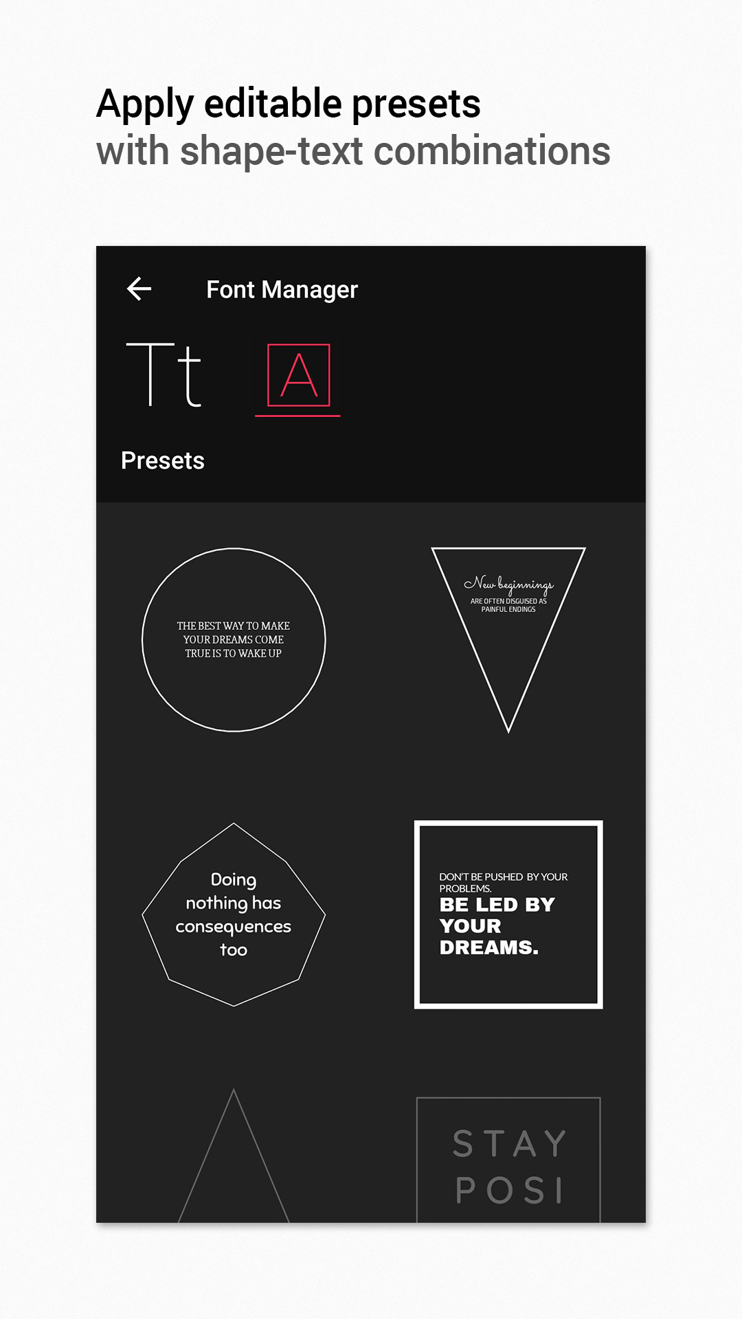 Android application Shapical Pro screenshort