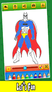 Hero Super Coloring book