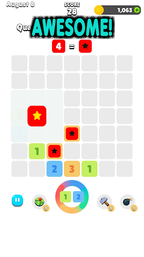 Android application Merge Double : Number Puzzle screenshort