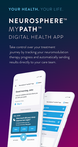 Android application NeuroSphere™ myPath™ App screenshort