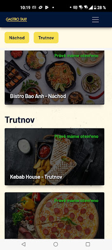 Gastro Taxi Screen 2