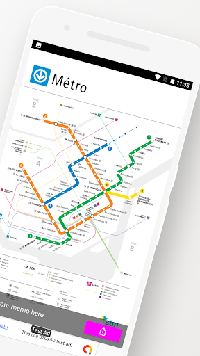 Montreal Metro Bus Map Guide Screen 2