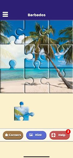Android application Barbados Sightseeing Puzzle screenshort