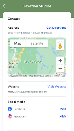 Android application Elevation Studios screenshort
