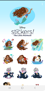 Captura 5 Disney Stickers: La Sirenita android