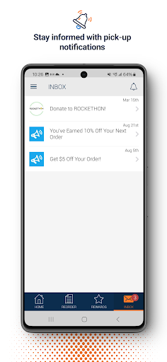 Screenshot of Transact Mobile Ordering