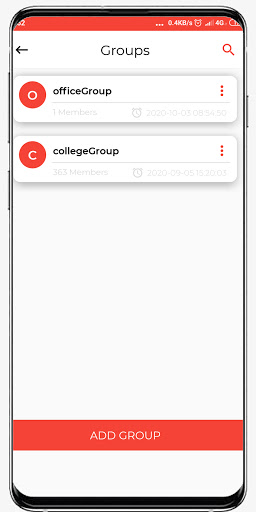 SMS ALERT Screen 3