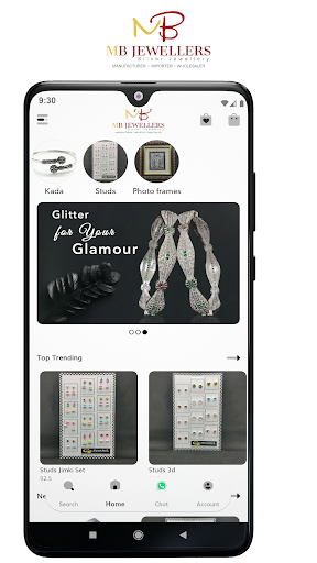 Android application M B Jewellers screenshort