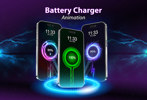 Battery Charger Animation Art 1