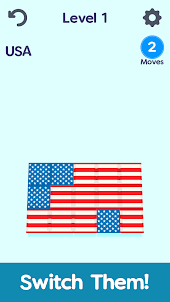 3D Flag Guessing - block sort
