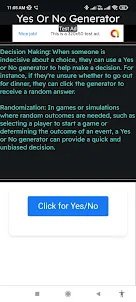 Yes or No Generator