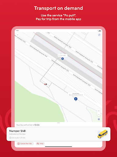 Screenshot of Moscow transport
