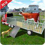 Cover Image of Baixar Farm Animal Truck Driving Transport Simulator 1.5 APK
