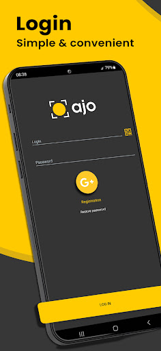 Android application Ajo screenshort
